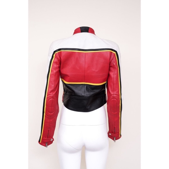 Dolce & Gabbana S/S 2001 Runway Leather Biker Jacket - Picture 5 of 6